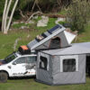 Alu-Cab 270° sidevegger til shadowawning (venstre)