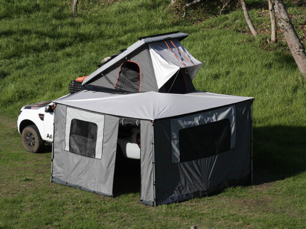 Alu-Cab 270° sidevegger til shadowawning (venstre)
