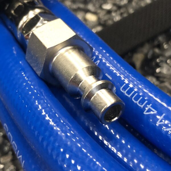 Komplett Ultraflex slange med tilkoblinger og stropp
