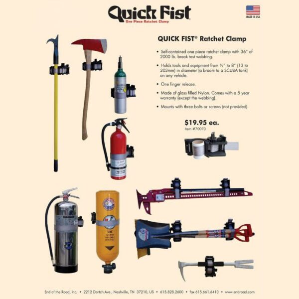 Quick Fist Ratchet Clamp