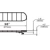 911 SIGNAL SKYLINE AIR LED VARSELLYSBJELKE 120CM