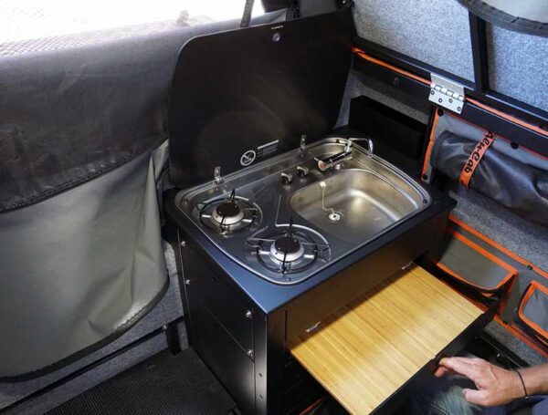 Alu-Cab Khaya Camper 2-Sleeper (Sort)