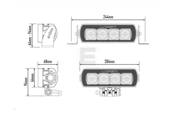 Lazer ST4 EVO LED