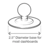 RAM Flex Adhesive Ball Base