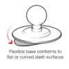 RAM Flex Adhesive Ball Base