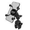 RAM® X-Grip® Phone Mount with RAM® Tough-Claw™ Small Clamp Base