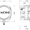 NACHO Quatro 4" SAE Fog/Spot White Projection Pair - Bilde 6