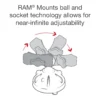 RAM X-Grip® Phone Mount with Low-Profile Suction Cup - Short