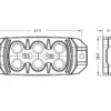 911 SIGNAL Varsellys 6 Led