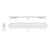 BriodLights Horizon varsellysbjelke 153 cm