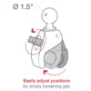 RAM® Tough-Claw™ Small Clamp Ball Base