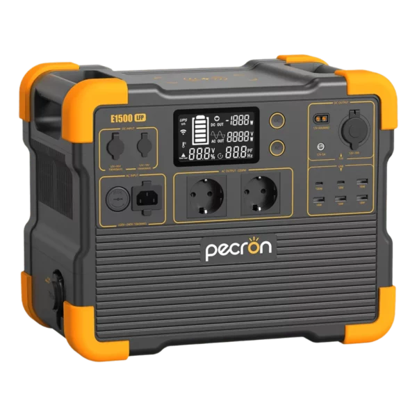 Pecron E1500LFP 2200W AC LiFePO4 batteri 1536Wh