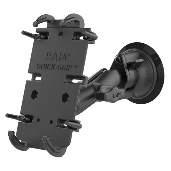 RAM Quick-Grip™ XL Phone Mount with Twist-Lock™ Suction Cup - Medium