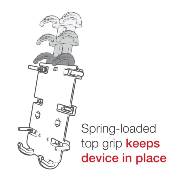 RAM Quick-Grip™ XL Phone Mount with Twist-Lock™ Suction Cup - Medium