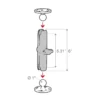 RAM Double Socket Arm for B kule
