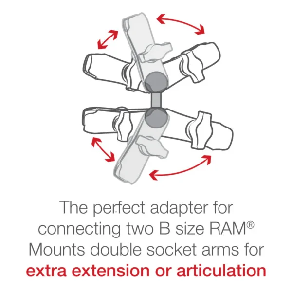 RAM Double Ball Adapter for B kule