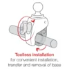 RAM Tough-Claw™ Small Clamp Base with Ball for B kule
