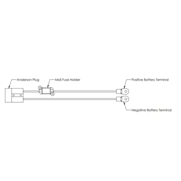 Ledningsnett for solcelle til ARB Slimline