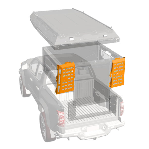 Alu-Cab ModCap og Canopy Camper Molle plate