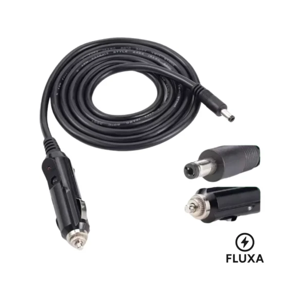 Pecron Bil-ladekabel DC5521/DC7909 til 12V