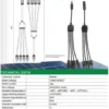 Pecron Y-Splitt kabel