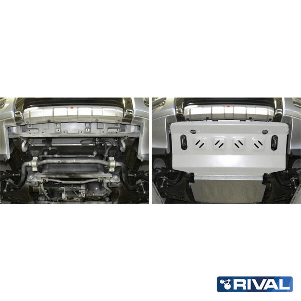 Rival skliplate (radiator) Mitsubishi Pajero IV (06-22)