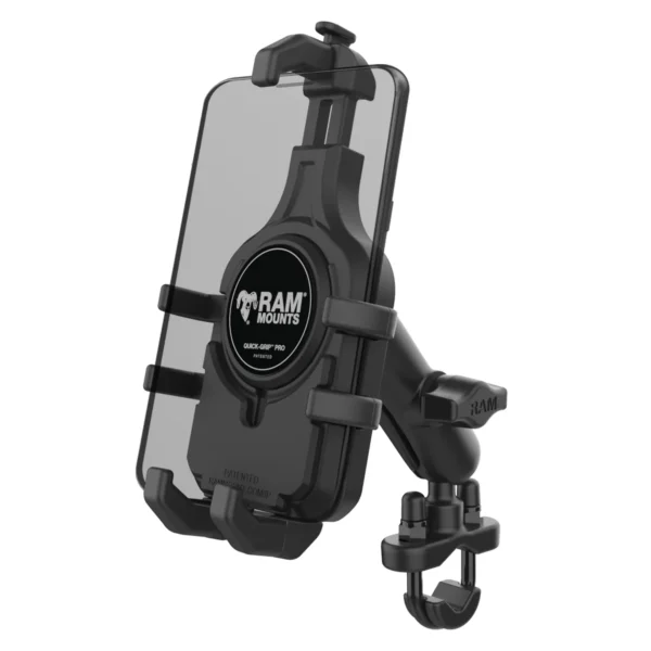 RAM® Quick-Grip™ Pro Phone Holder m/U bolt base