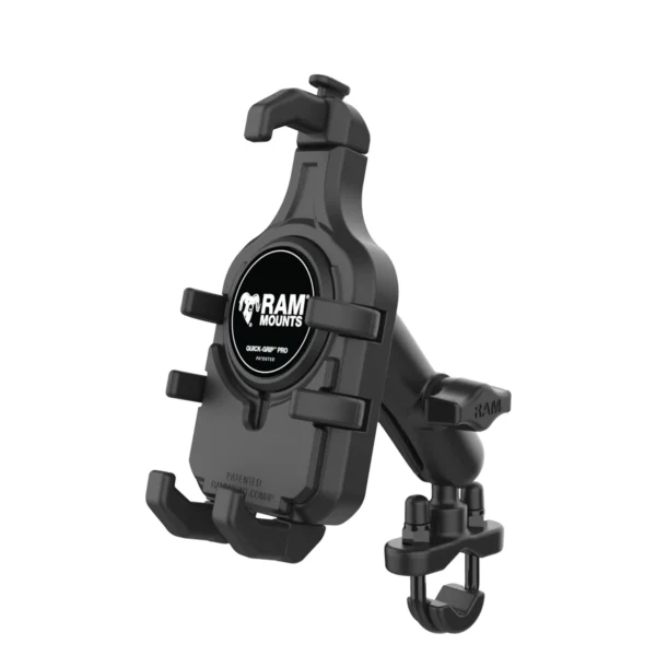 RAM® Quick-Grip™ Pro Phone Holder m/U bolt base
