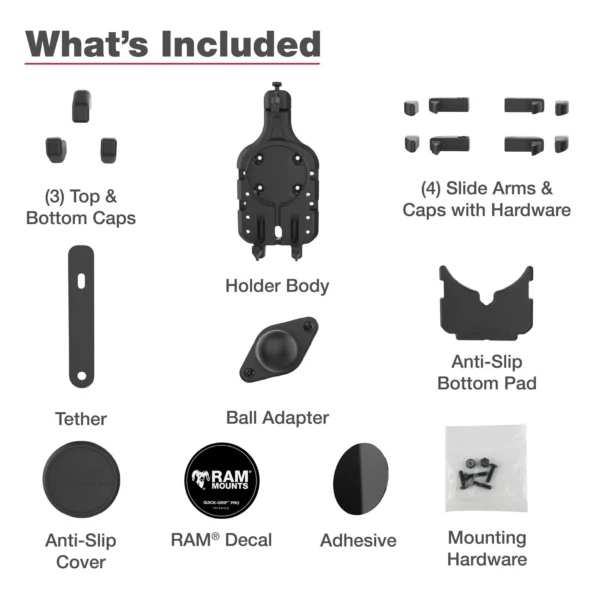 RAM® Quick-Grip™ Pro Phone Holder m/B kule