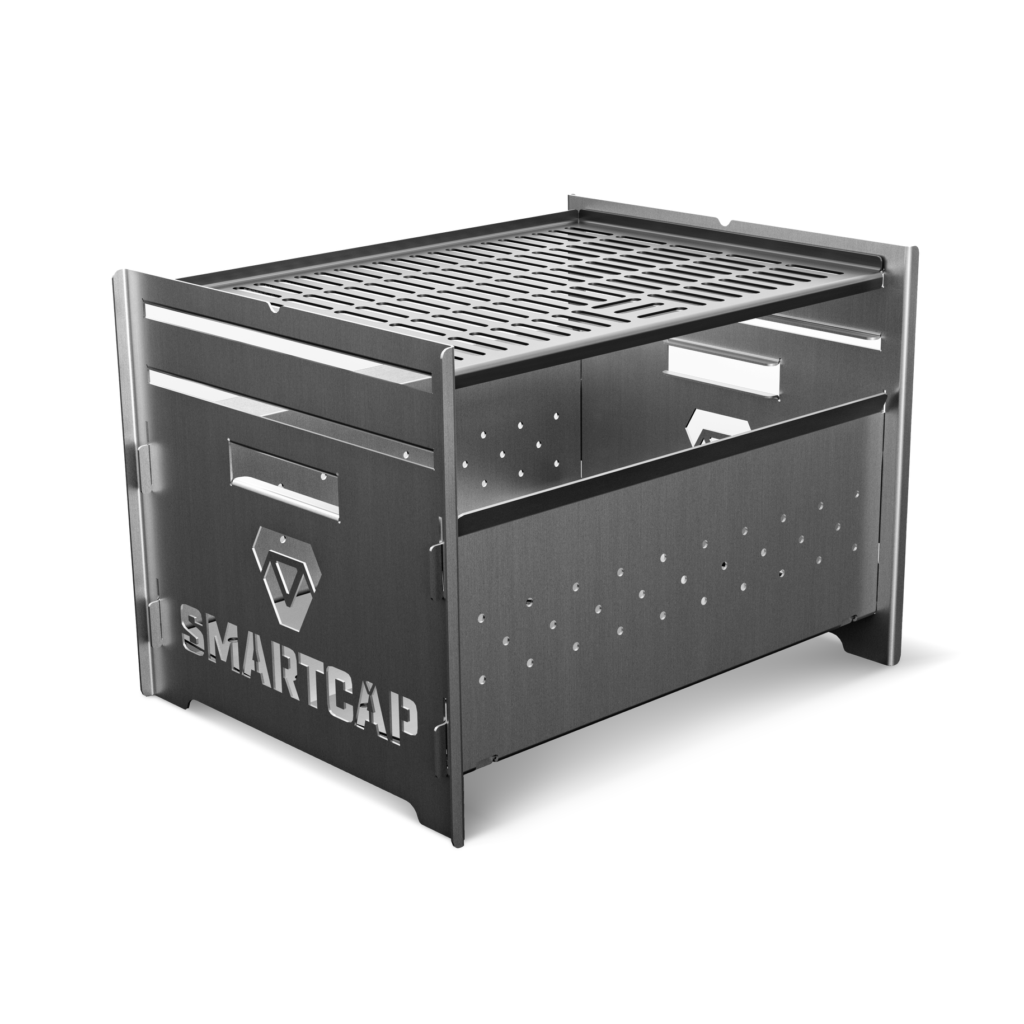 RSI SMART Flame er en ekstremt robust grill/bålpanne-kombinasjon.