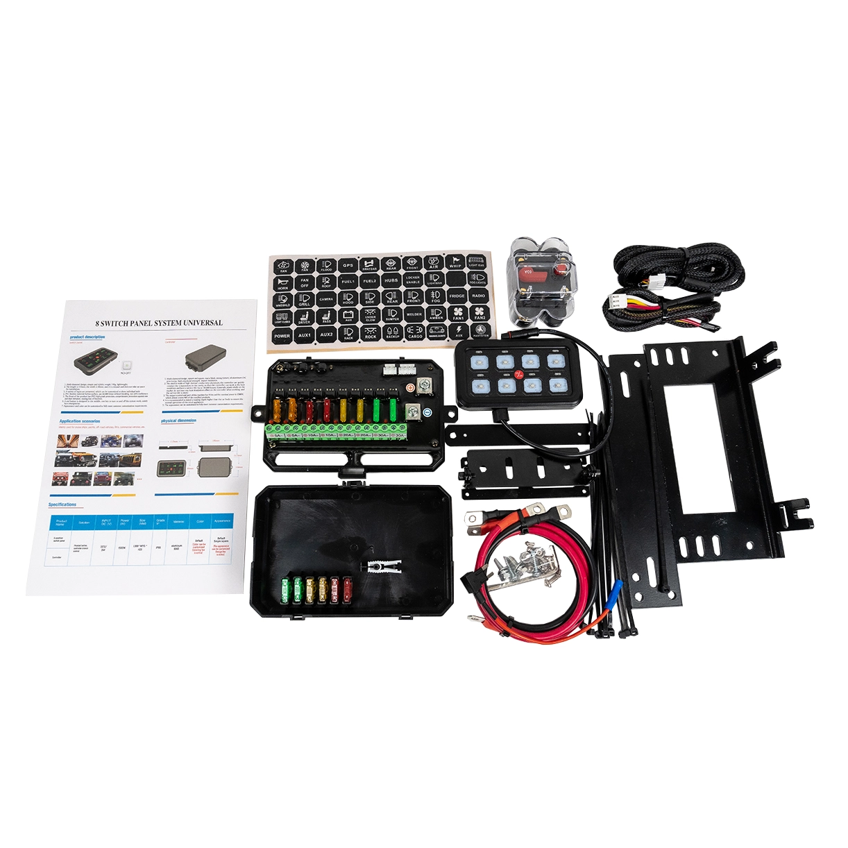 Kontrollpanel med releboks