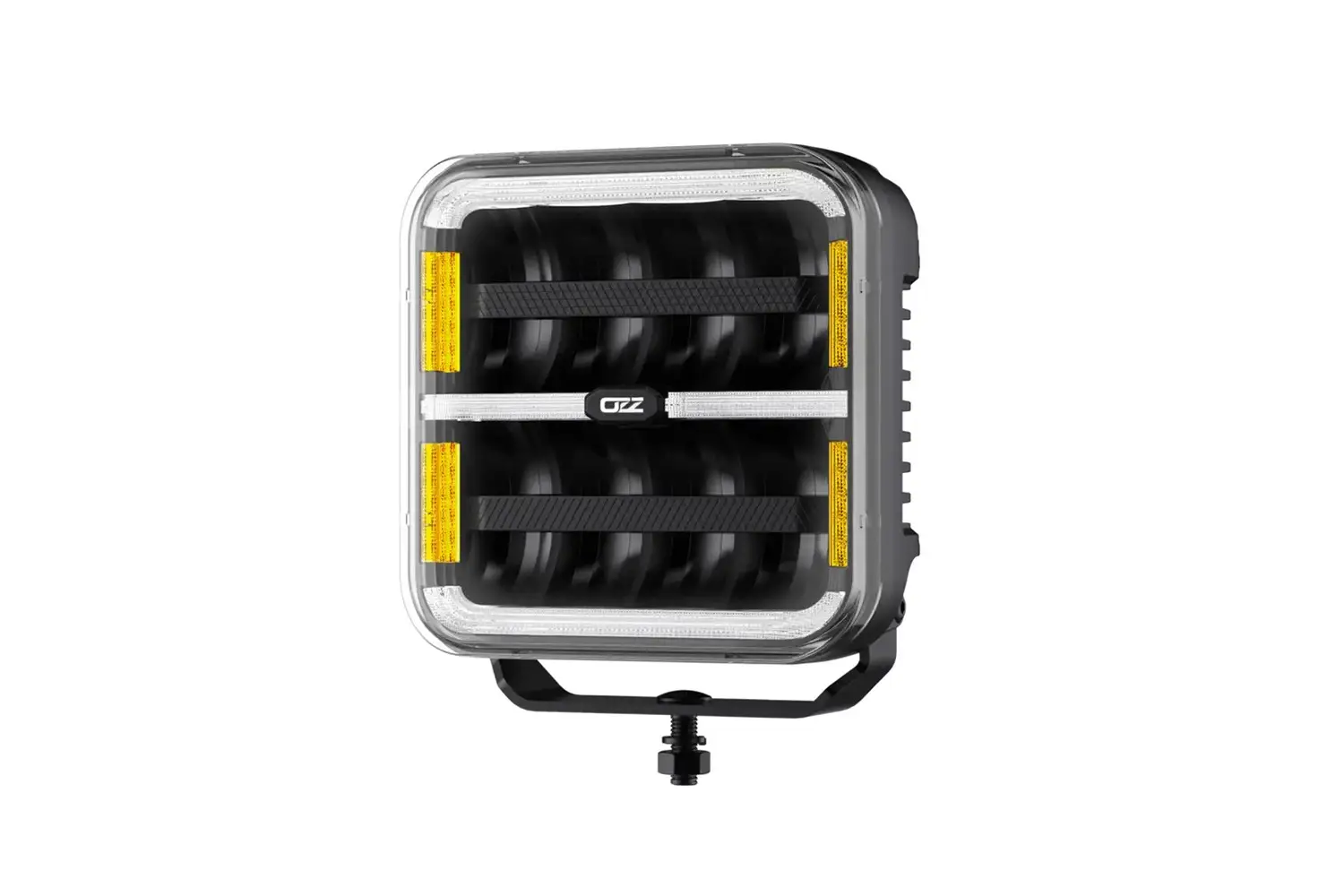 OZZ SQR 7" fjernlys med park- og varsellys - Bilde 2