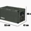 Iceco 75L Dual-Zone kjøleboks