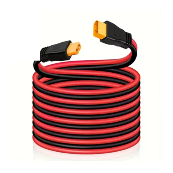 Pecron Fluxa 16AWG XT60 Forlengelseskabel – Hann til Hunn 3m