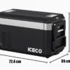 Iceco kjøleboks 30L sort