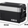 Iceco kjøleboks 40L sort