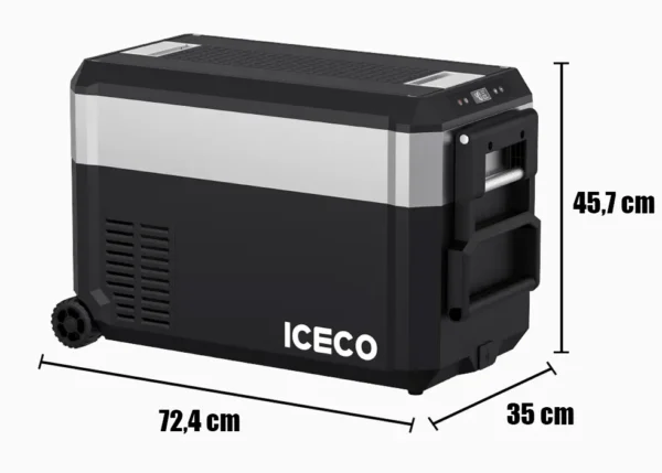 Iceco kjøleboks 40L sort