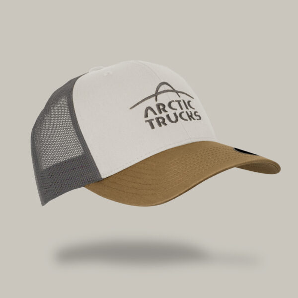 Arctic Trucks Classics™ Retro Trucker Cap Krem/Grå/Brun